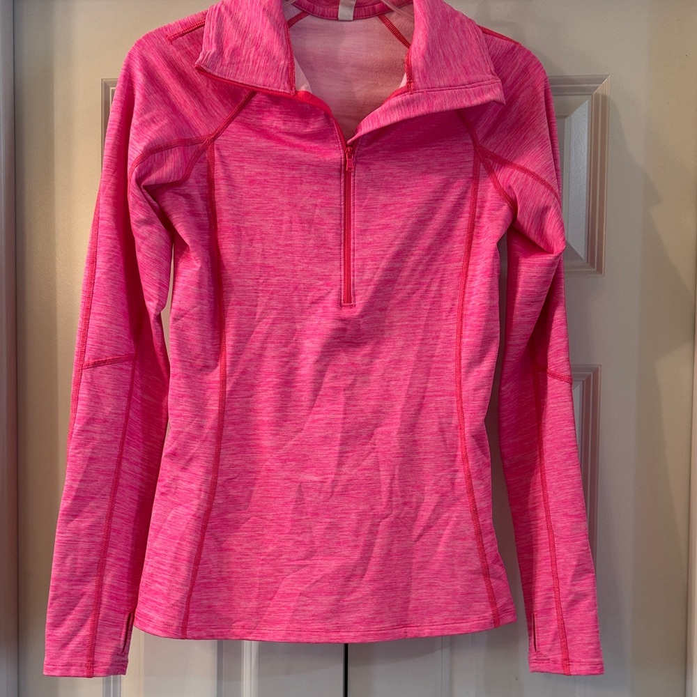 Women's Pink Quarter-Zip Top